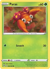 Paras (003/189) [SWSH03 Darkness Ablaze]