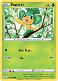 Pansage (006/189) [SWSH03 Darkness Ablaze]