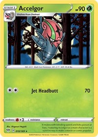 Accelgor (010/189) [SWSH03 Darkness Ablaze]