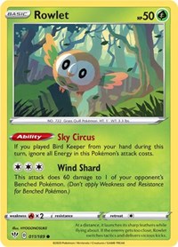 Rowlet (011/189) [SWSH03 Darkness Ablaze]