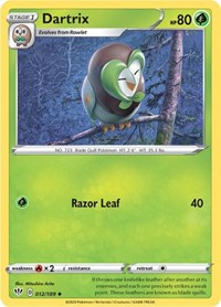 Dartrix (012/189) [SWSH03 Darkness Ablaze]
