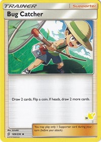 Bug Catcher - 189/236 (#51 Pikachu Stamped) (189/236) [Battle Academy]