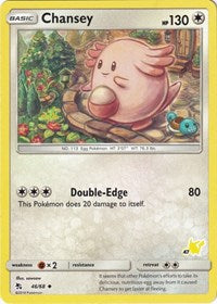 Chansey - 46/68 (#47 Pikachu Stamped) (046/068) [Battle Academy]