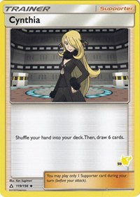 Cynthia - 119/156 (#59 Pikachu Stamped) (119/156) [Battle Academy]
