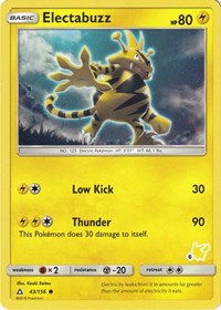 Electabuzz - 43/156 (#6 Pikachu Stamped) (043/156) [Battle Academy]