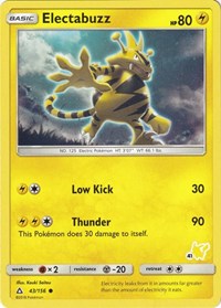 Electabuzz - 43/156 (#41 Pikachu Stamped) (043/156) [Battle Academy]
