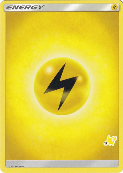 Lightning Energy (#17 Pikachu Stamped) [Battle Academy]