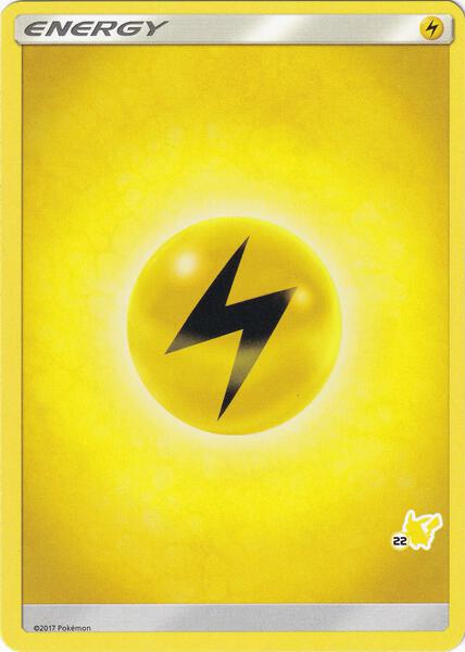 Lightning Energy (#22 Pikachu Stamped) [Battle Academy]
