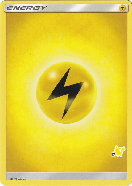 Lightning Energy (#27 Pikachu Stamped) [Battle Academy]