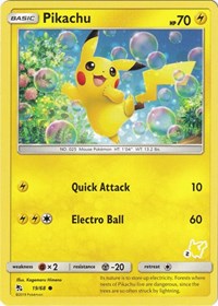 Pikachu - 19/68 (#2 Pikachu Stamped) (019/068) [Battle Academy]