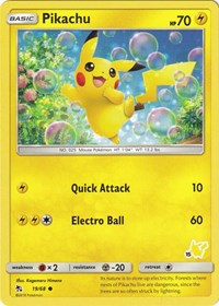 Pikachu - 19/68 (#15 Pikachu Stamped) (019/068) [Battle Academy]