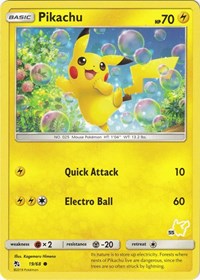 Pikachu - 19/68 (#55 Pikachu Stamped) (019/068) [Battle Academy]
