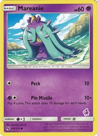 Mareanie - 105/214 (Mewtwo Stamped) (105/214) [Battle Academy]