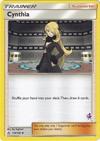 Cynthia - 119/156 (Mewtwo Stamped) (119/156) [Battle Academy]