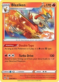 Blaziken (024/189) [SWSH03 Darkness Ablaze]
