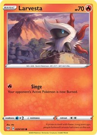 Larvesta (029/189) [SWSH03 Darkness Ablaze]