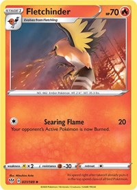 Fletchinder (031/189) [SWSH03 Darkness Ablaze]