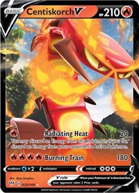 Centiskorch V (033/189) [SWSH03 Darkness Ablaze]