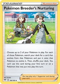 Pokemon Breeder's Nurturing (166/189) [SWSH03 Darkness Ablaze]