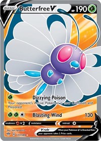 Butterfree V (Full Art) (177/189) [SWSH03 Darkness Ablaze]