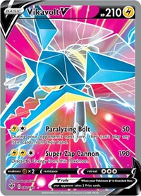 Vikavolt V (Full Art) (180/189) [SWSH03 Darkness Ablaze]