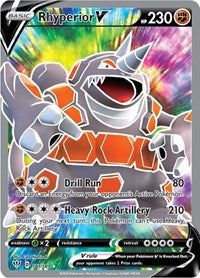 Rhyperior V (Full Art) (181/189) [SWSH03 Darkness Ablaze]