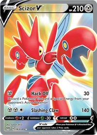 Scizor V (Full Art) (183/189) [SWSH03 Darkness Ablaze]