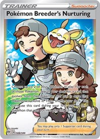 Pokemon Breeder's Nurturing (Full Art) (188/189) [SWSH03 Darkness Ablaze]