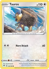Tauros (134/189) [SWSH03 Darkness Ablaze]