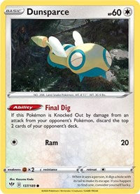 Dunsparce (137/189) [SWSH03 Darkness Ablaze]