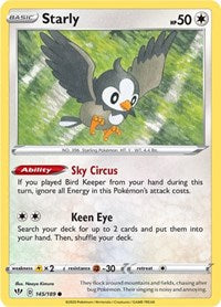 Starly (145/189) [SWSH03 Darkness Ablaze]