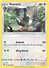Staravia (146/189) [SWSH03 Darkness Ablaze]