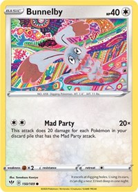Bunnelby (150/189) [SWSH03 Darkness Ablaze]