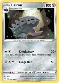 Lairon (122/189) [SWSH03 Darkness Ablaze]