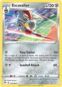 Escavalier (124/189) [SWSH03 Darkness Ablaze]
