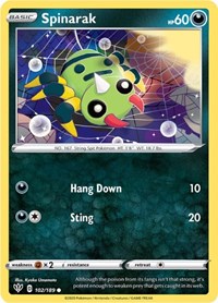 Spinarak (102/189) [SWSH03 Darkness Ablaze]