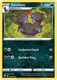 Zweilous (109/189) [SWSH03 Darkness Ablaze]