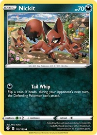 Nickit (112/189) [SWSH03 Darkness Ablaze]