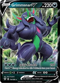 Grimmsnarl V (114/189) [SWSH03 Darkness Ablaze]
