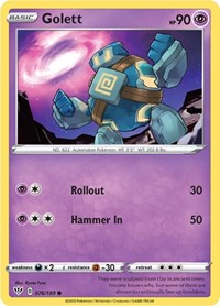 Golett (076/189) [SWSH03 Darkness Ablaze]
