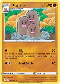 Dugtrio (085/189) [SWSH03 Darkness Ablaze]
