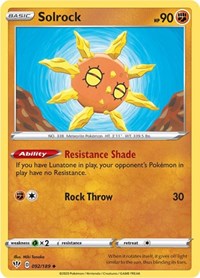 Solrock (092/189) [SWSH03 Darkness Ablaze]