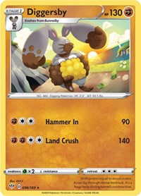 Diggersby (096/189) [SWSH03 Darkness Ablaze]