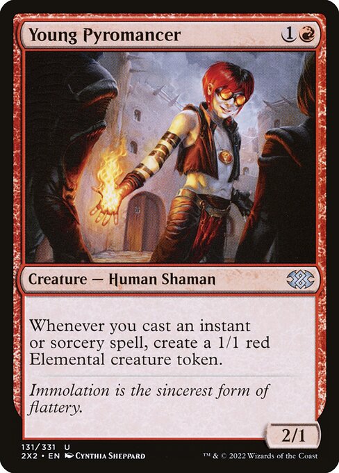 Young Pyromancer (131) [Double Masters 2022]