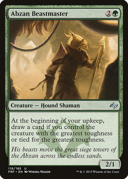 Abzan Beastmaster (119) [Fate Reforged]