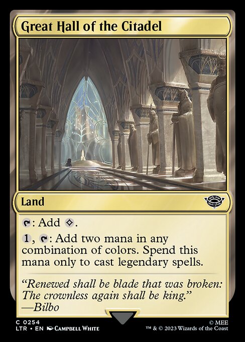 Great Hall of the Citadel (254) [The Lord of the Rings: Tales of Middle-earth]