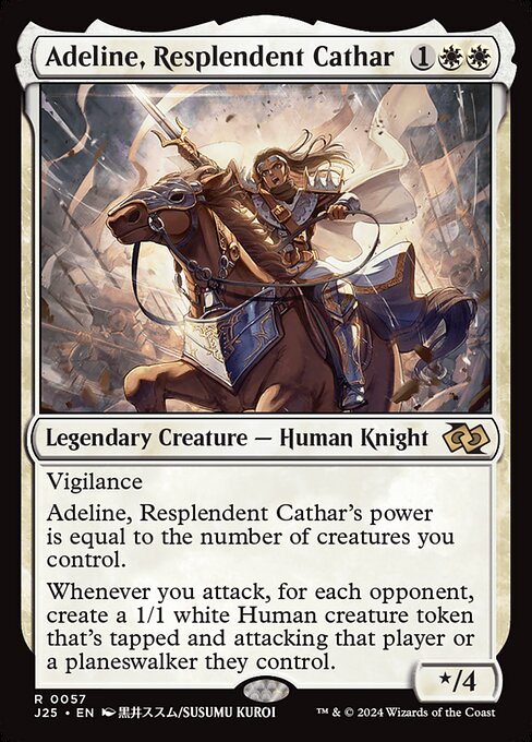 Adeline, Resplendent Cathar (57) [Foundations Jumpstart]