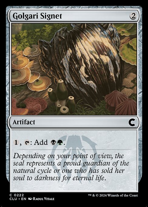 Golgari Signet (222) [Ravnica: Clue Edition]