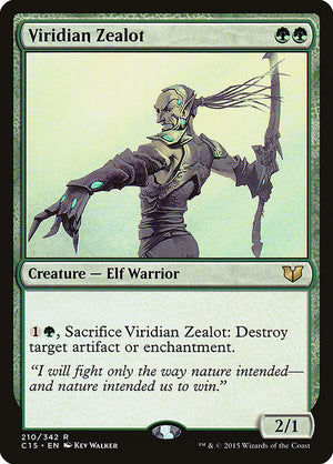 Viridian Zealot (210) [Commander 2015]