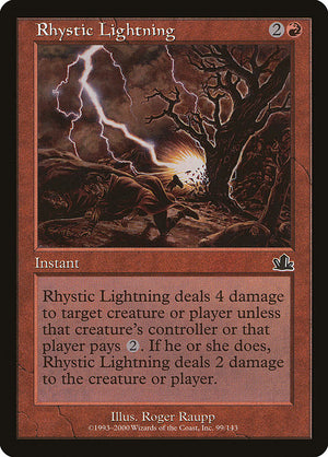 Rhystic Lightning (99) [Prophecy]